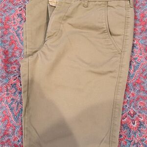 Men's Tan Khaki Pants Slim Fit
